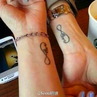 纹身头像,在胳膊上,在腿上,纹着各种图案