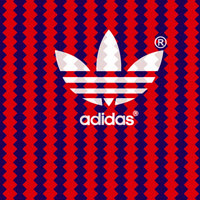 欧美潮流阿迪达斯标志头像（adidas）是德国运动用品制造商