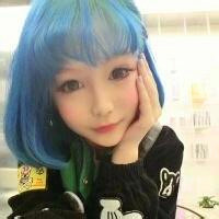 原宿风女生头像,炫彩染发个性非主流美女