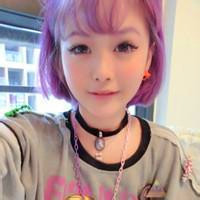 原宿风女生头像,炫彩染发个性非主流美女