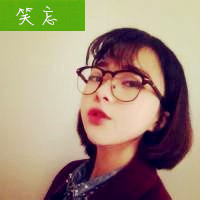 短发女生头像,都戴着眼镜看起来干净利索极了