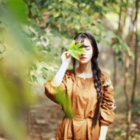 清新的感觉森系女生头像,很适合春天这个季节用吧