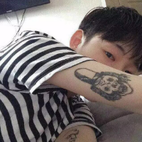 纹身头像男生图片霸气,清爽利落男人味十足