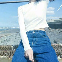 半身女生头像,穿牛仔时尚又不招摇的妹子