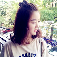 可爱又时尚的丸子头图片头像女生