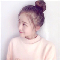 可爱又时尚的丸子头图片头像女生