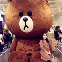 抱熊女生头像, 有熊的女生头像,抱着大熊的女生头像图片