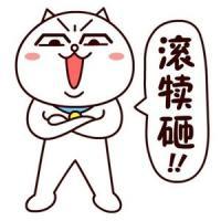 可爱搞笑卡通头像图片带文字的,有意思的小猫咪