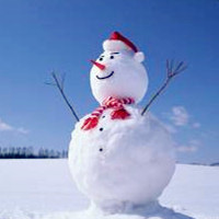 搞笑雪人图片头像,冬天用雪堆成的雪人,好看又搞笑