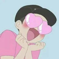 超级搞笑的卡通头像,爱你爱的眼睛成了心