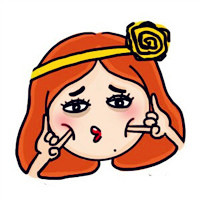 女生逗比头像卡通搞笑图片，看了只要你开心就好