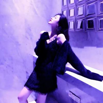 女生头像紫色系韩版，这种贼好看的换头像吗