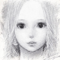 忧伤的女生写生素描QQ头像图片,素描写生模特卡通系照片