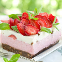 草莓蛋糕图片头像,附草莓蛋糕的做法