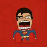 超人图标头像,我要成为一个超人,强大的超人