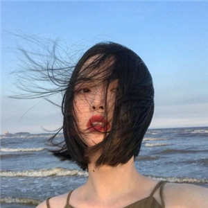 唯美海边头像女生 微信头像女侧面海边成熟气质简单大方