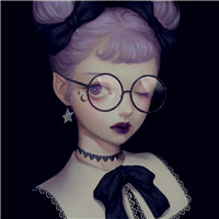 心里却不起一丝波澜 韩系二次元头像女
