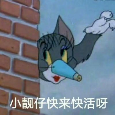 猫和老鼠表情包头像带字