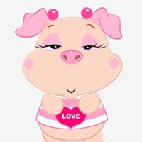 猪的图片可爱头像 好看卡通qq头像猪的图片可爱