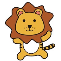 可爱的小狮子的头像图片卡通的