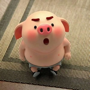 可爱猪头像搞笑图片