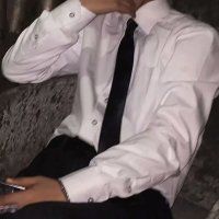 不露脸的男生头像 戴领带人,戴手铐的等