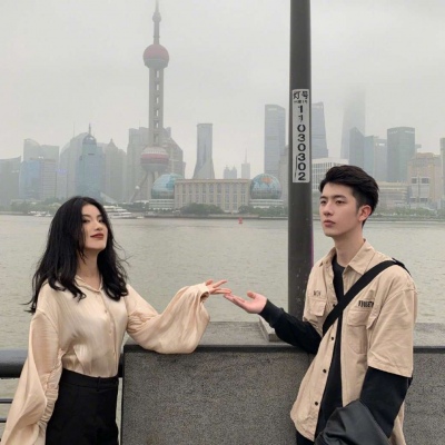 时尚风魅力情头，爱你随时都要一起