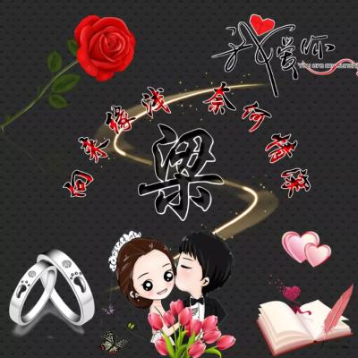 姓氏头像情侣专用，超美高清创意多个风格的
