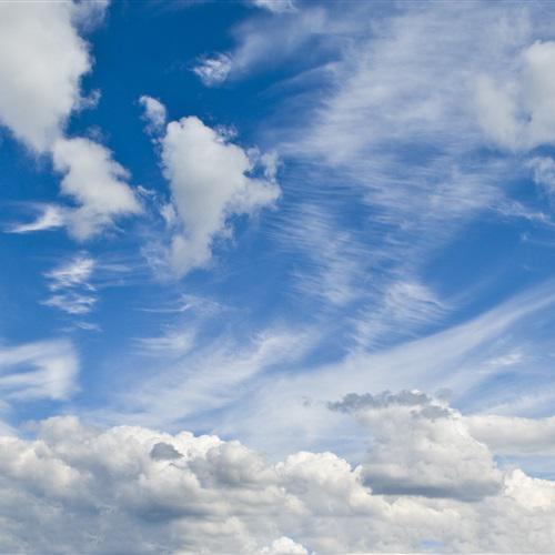 微信头像蓝天白云风景 高清干净清新的白云风景舒服头像图片
