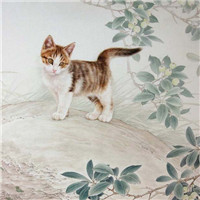简约猫咪头像手绘 可爱清新的手绘猫咪头像图片