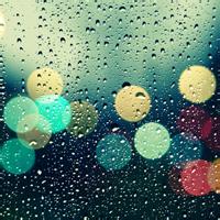 微信下雨头像,唯美下雨头像伤感图片