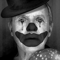 悲伤的小丑头像 黑白伤感的绝望到死微信头像图片