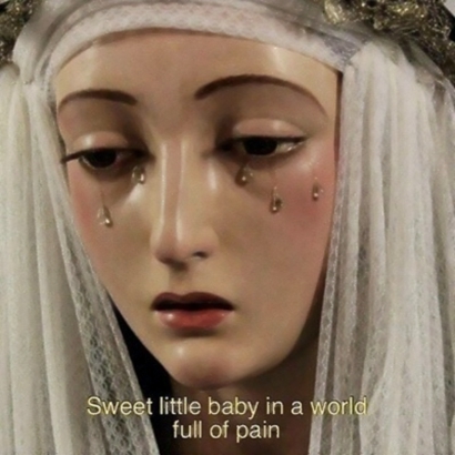 哭泣圣母头像图片大全 高清伤感圣母的眼泪头像图片