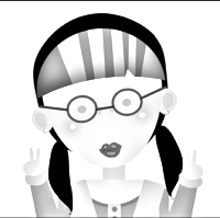 多种风格戴眼镜可爱卡通女生头像,彩色的,彩铅效果,素描