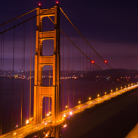 国外风景高清头像,美国金门大桥风光图片