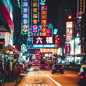 唯美香港城市风景图片头像