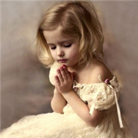 小孩祷告唯美图片头像