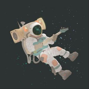 太空弹吉他头像图片