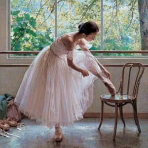 古典芭蕾女头像图片