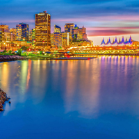 加拿大温哥华风景图片,最美的水上城市