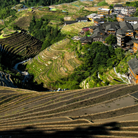 我们有家乡,我们的家园,广西龙脊梯田风景图片