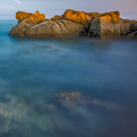 海边风景头像图片,海边礁石岩石图片风景