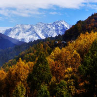 雪山qq头像 冬天雪山风景图片