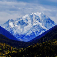 雪山qq头像 冬天雪山风景图片