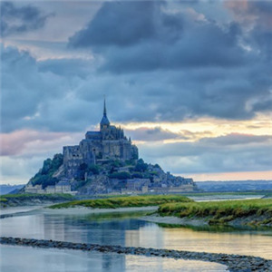 微信最吉利的好看头像 法国圣米歇尔山城堡风景图片