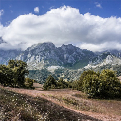 超漂亮的风景头像图片 山峦被迷雾显得神秘而秀美