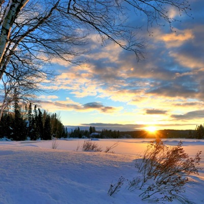 冬天雪景的微信头像 世上最美的雪景照片图片