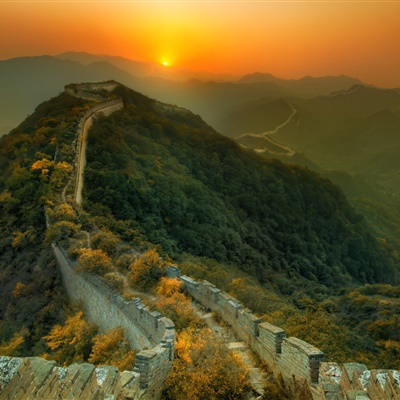 万里长城头像，中国万里最美长城美景图片