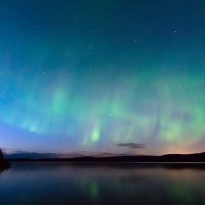 星空极光头像 让人震撼神奇好看的北极光头像图片