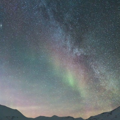 星空极光头像 让人震撼神奇好看的北极光头像图片